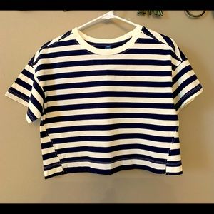 Girl Crop Sailor Top